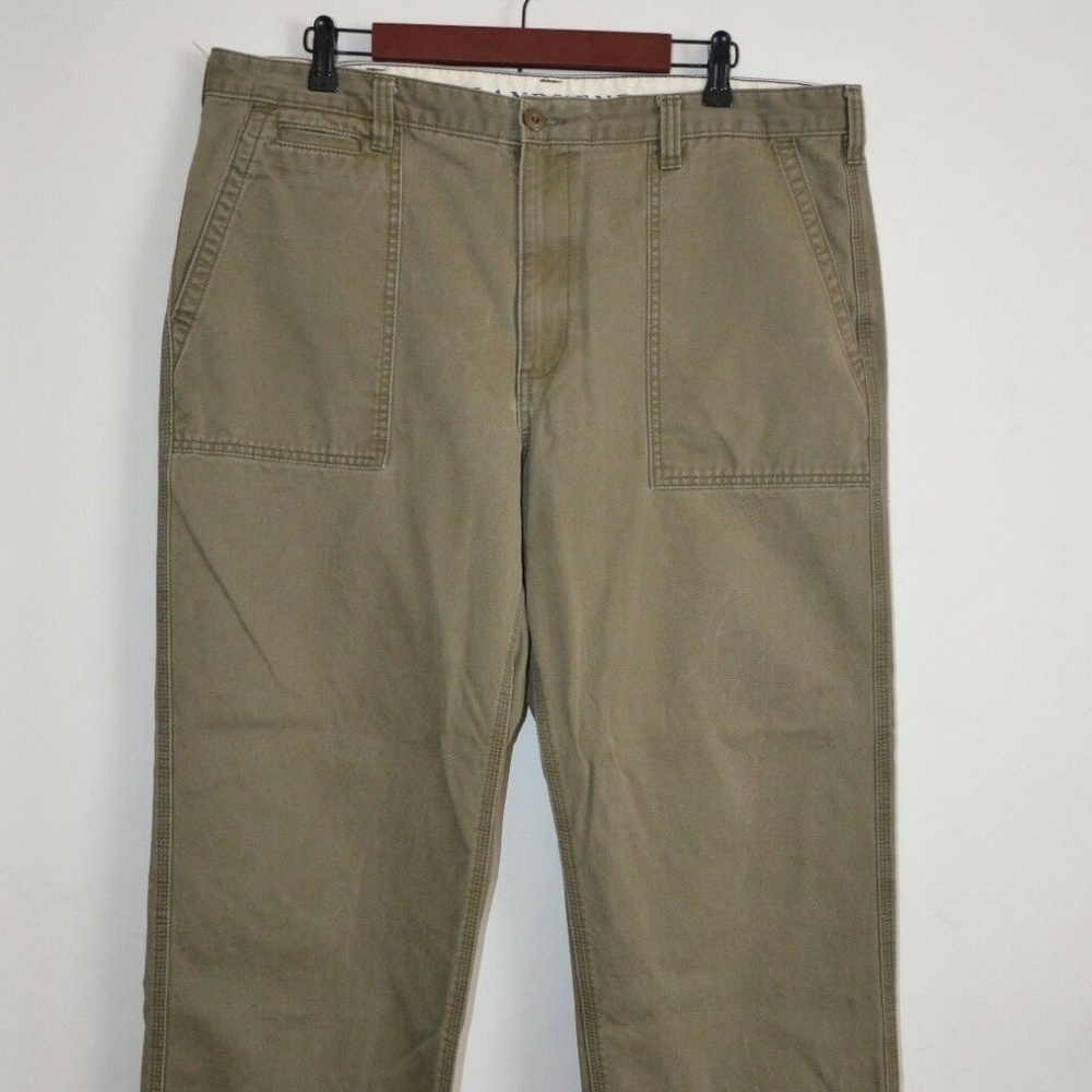 Lands End Mens Traditional Fit Green Pants Size 40